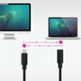 Nanocable Cable Prolongador USB-C 3.2 Gen2x2 20Gbps 100W 4K/60Hz 1m Negro